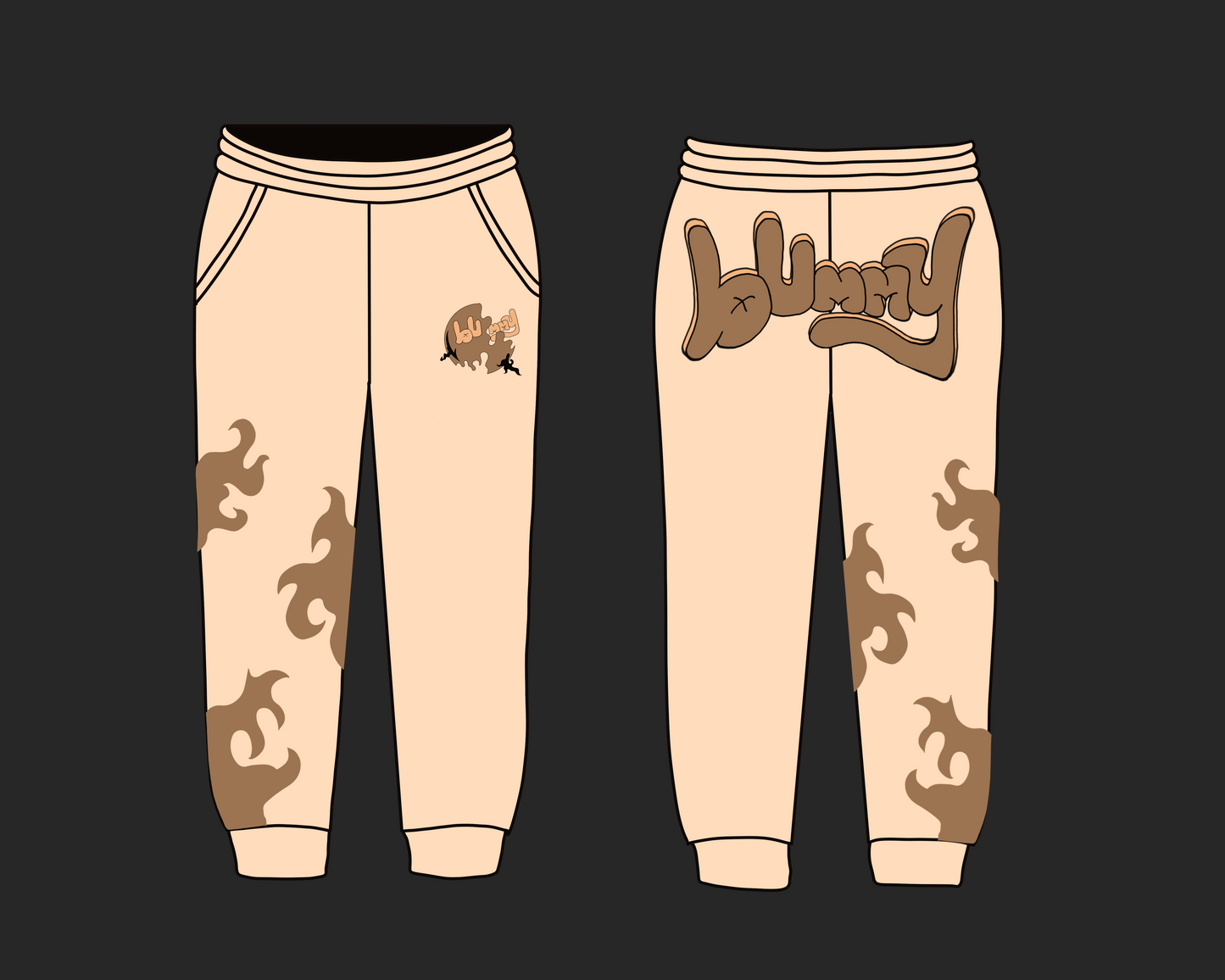 Be U Sweat Pants (Beige Cream)