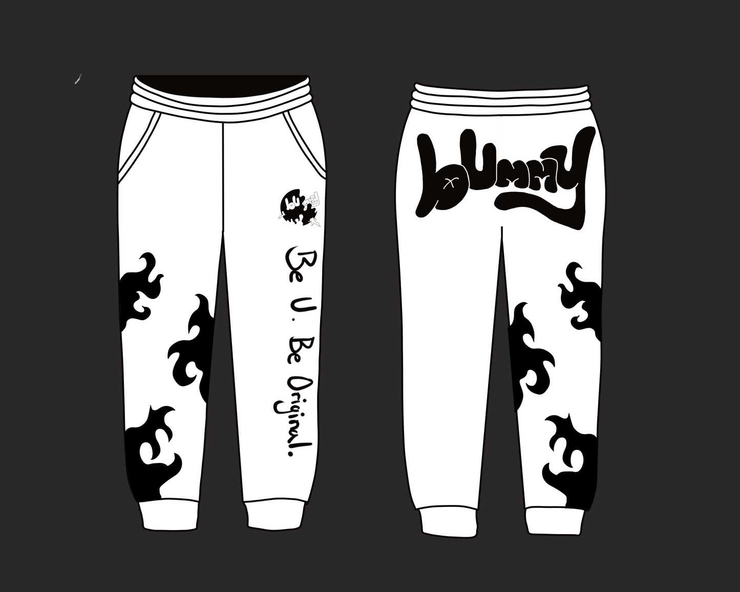 Be U Sweat Pants (Frost White)