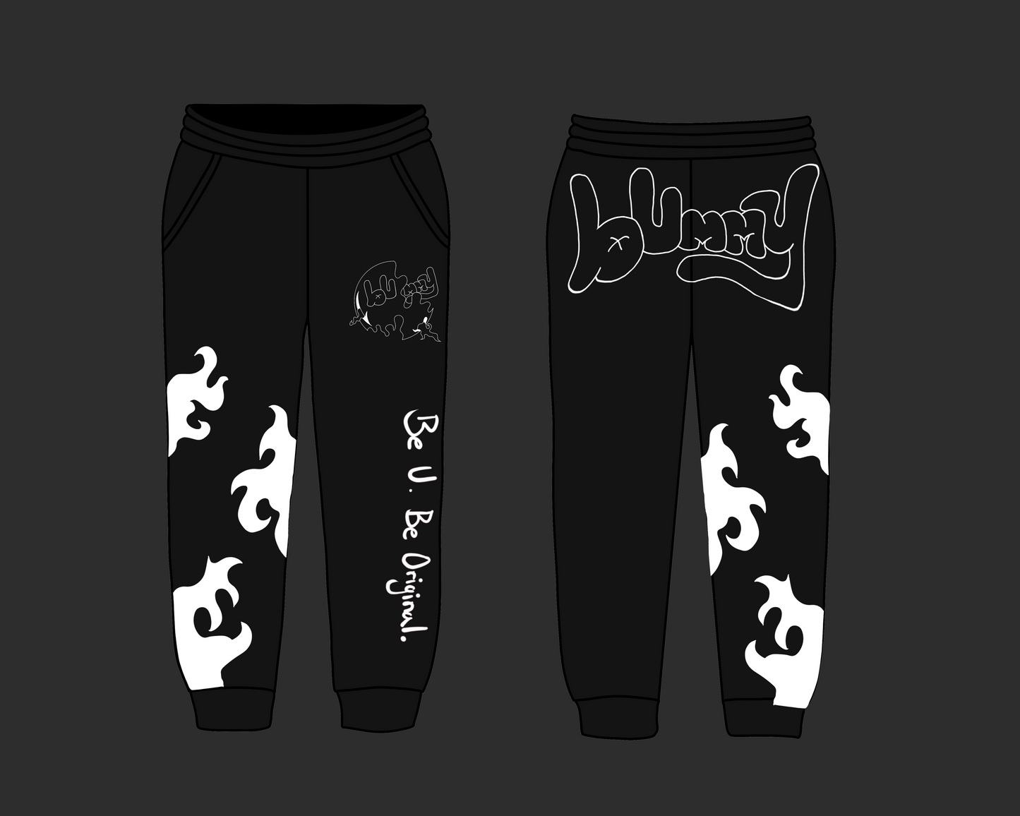 Be U Sweat Pants (BLACKOUT)