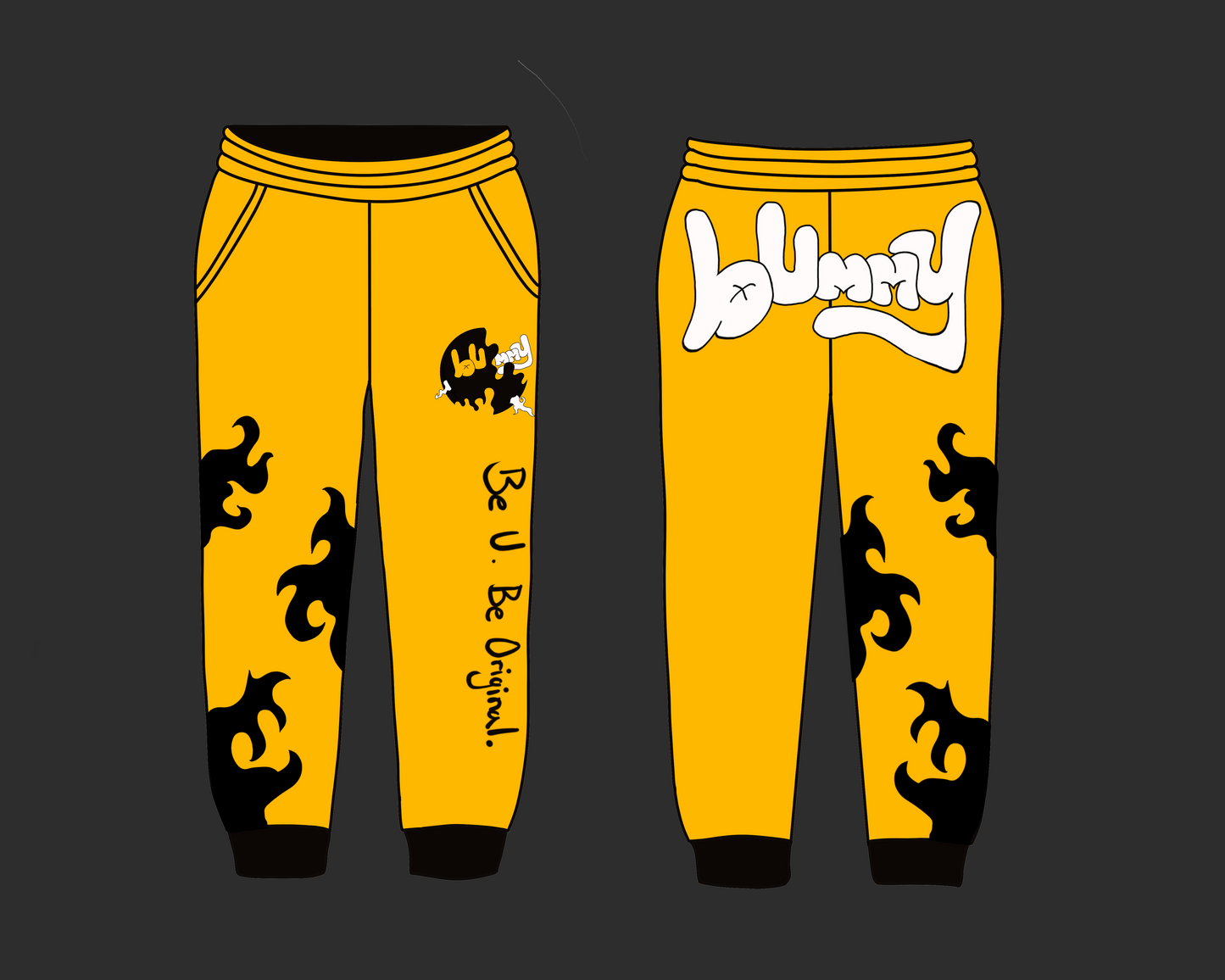 Be U Sweat Pants (Sunset Yellow)